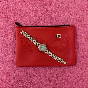 Anchor Blue Face and Silver Women Watch